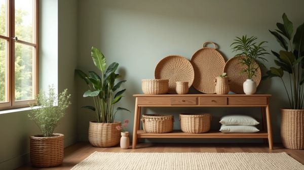 Rangement naturel : la sélection de paniers en osier qui change une maison