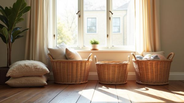 Rangement naturel : la sélection de paniers en osier qui change une maison