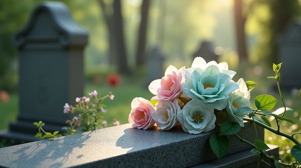 Fleurs céramiques pour cimetière : donner une âme durable à la décoration funéraire